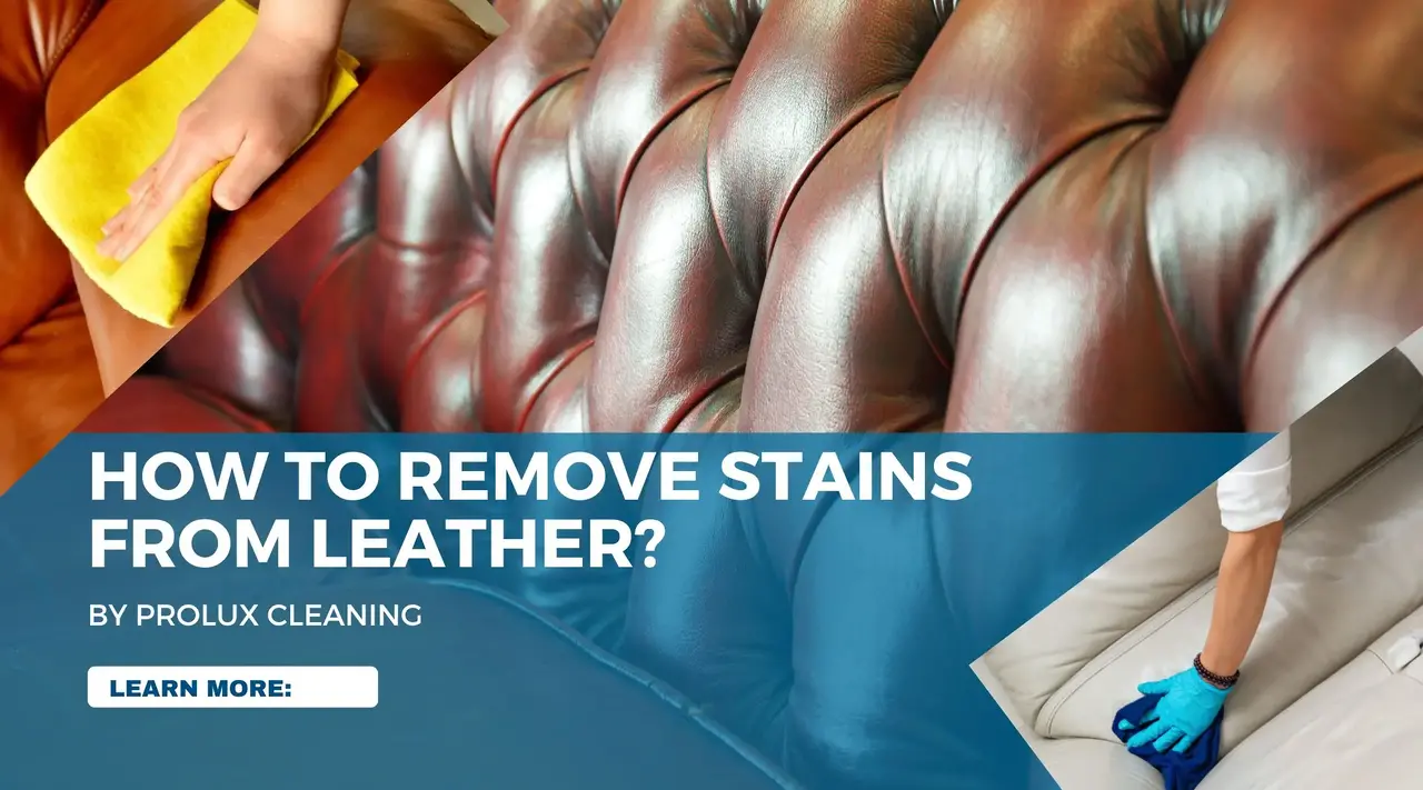 How to remove stains from leather banner