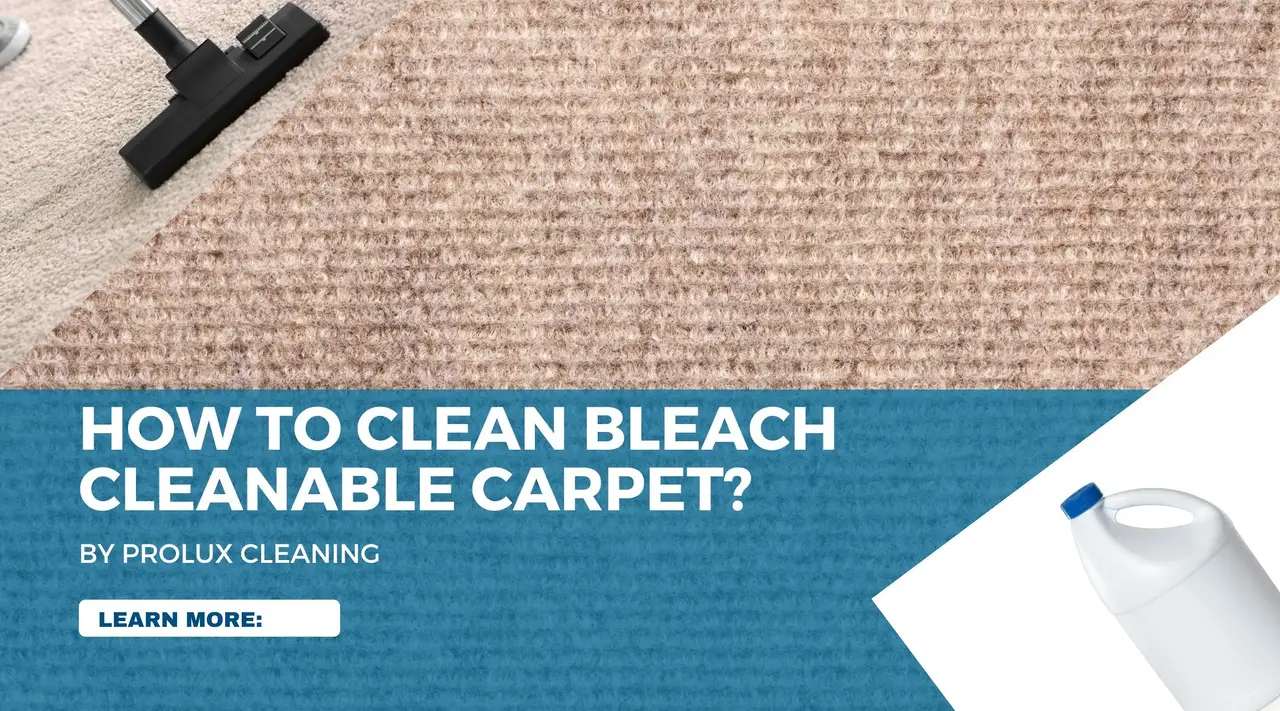 How to clean bleach cleanable carpet banner