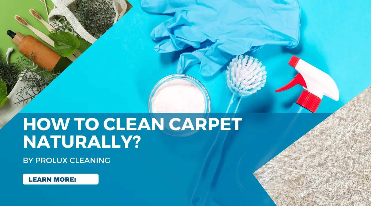 How to clean carpet naturally banner